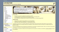 Desktop Screenshot of leximation.com